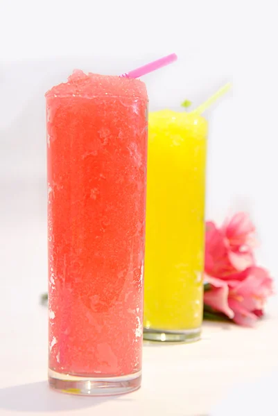 Batido de fresa y limón — Foto de Stock