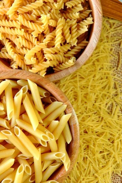 Maccheroni, spaghetti e pasta — Foto Stock