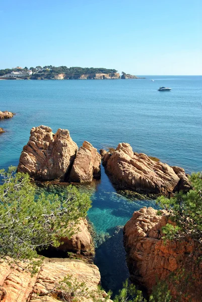 Costa brava beach i Spanien — Stockfoto