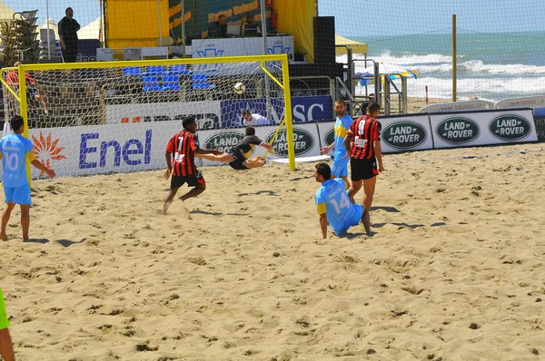Semifinal da Copa Viareggio praia futebol enel — Fotografia de Stock