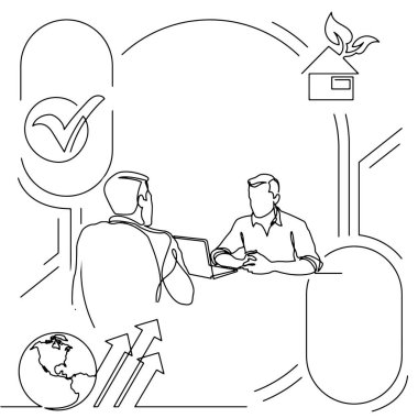 Ticari bilgi grafiklerinin görsel çizgi çizimini kavramsallaştır