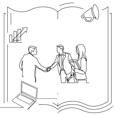 Ticari bilgi grafiklerinin görsel çizgi çizimini kavramsallaştır