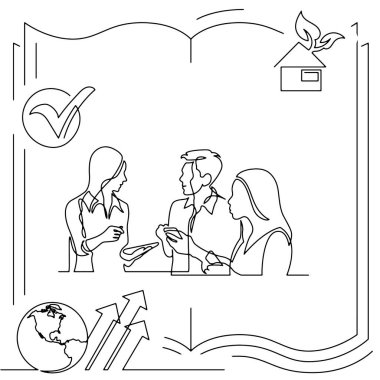 Ticari bilgi grafiklerinin görsel çizgi çizimini kavramsallaştır