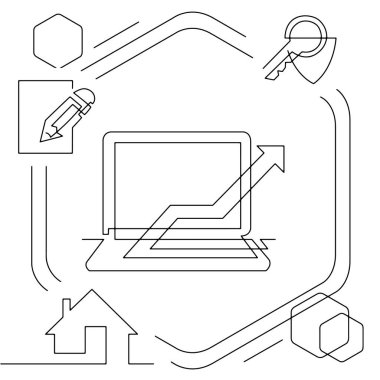 Ticari bilgi grafiklerinin görsel çizgi çizimini kavramsallaştır