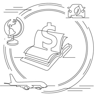 Ticari bilgi grafiklerinin görsel çizgi çizimini kavramsallaştır