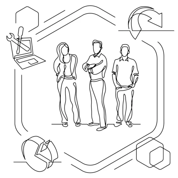 Ticari bilgi grafiklerinin görsel çizgi çizimini kavramsallaştır