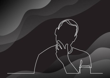 fırsatları analiz adamın sürekli çizgi çizme