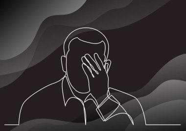 Derin depresyon insanın sürekli çizgi çizme