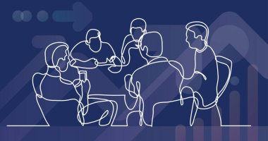 takım toplantısı sürekli çizgi çizme