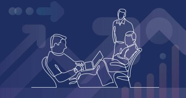 iş görüşmesi, sürekli çizgi çizme