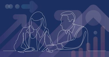 iş arkadaşları çalışma işlemi sırasında - bir çizim için yardım