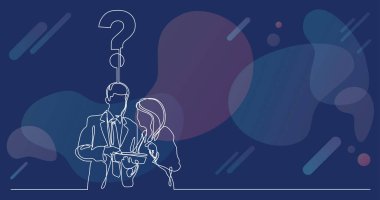 cowokers bir soru tartışırken, sürekli çizgi çizme