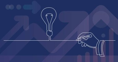 bir çizgi çekerek el sürekli çizgi çizme