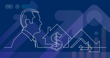 düşünme hakkında emlak piyasası - sürekli çizgi çizme çökmesini işadamı