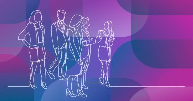 sürekli konuşan profesyonellerinden oluşan ekip yürüme çizim için