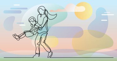 Anne oğlu ile oynarken sürekli çizgi çizme