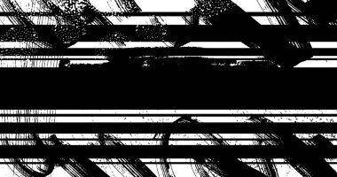Soyut grunge yarım ton siyah ve beyaz sıkıntılı arkaplanının vektör katmanlı çizimi