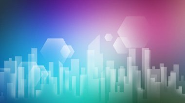 renkli soyut modern modern teknoloji iş sunumu duvar kağıdı arkaplan 8K çözünürlüğü