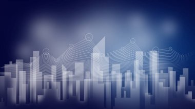 renkli soyut modern modern teknoloji iş sunumu duvar kağıdı arkaplan 8K çözünürlüğü