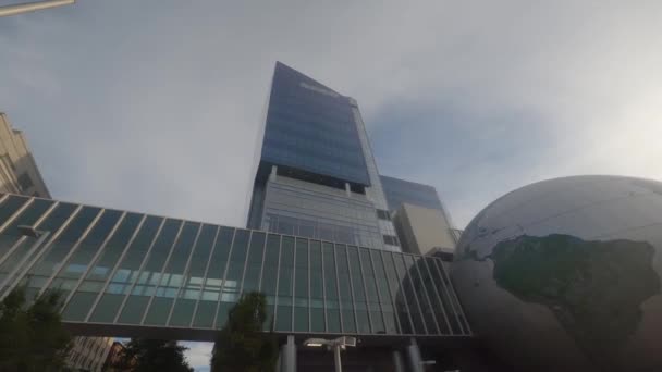 Raleigh North Carolina United States 2022 Street View Buildings Streets — Stockvideo