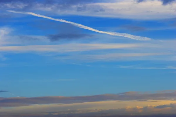 Solnedgång himlen — Stockfoto