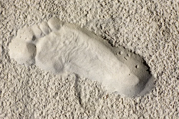 One footprint — Stock Photo, Image