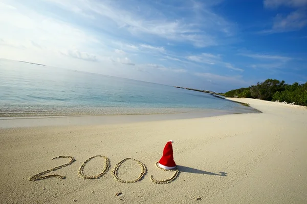 Navidad en una playa — Foto de Stock