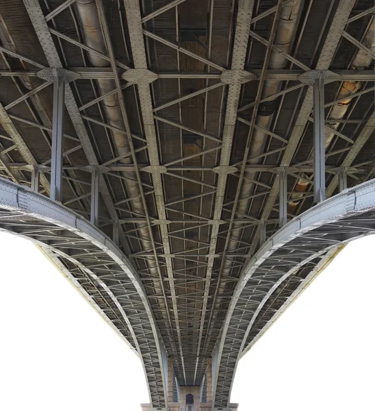 Gran puente aislado sobre un fondo blanco — Foto de Stock