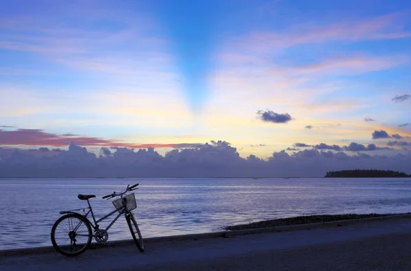 Trevlig cykel promenad — Stockfoto