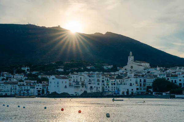 Streets of Cadaques white village in Costa Brava in Spain. High quality photo