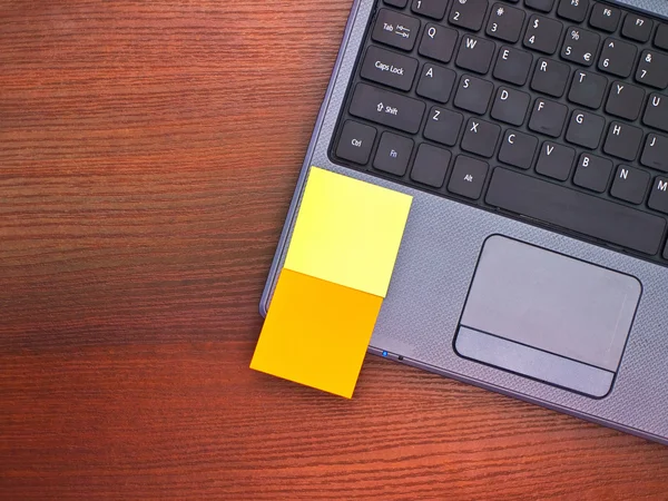 Blank post it notes — Stock Photo, Image