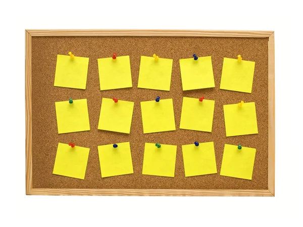 Blank post it notes — Stock Photo, Image