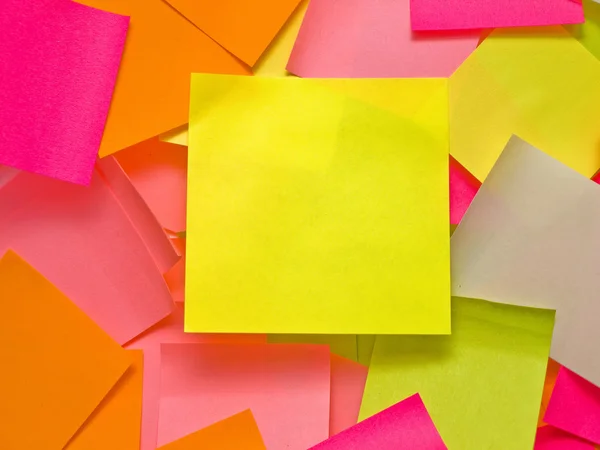 Colorful blank post it notes Royalty Free Stock Images