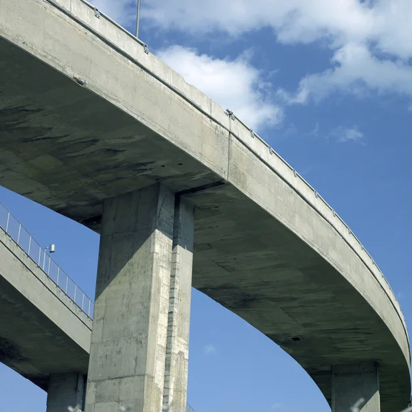 Wiadukty autostrady Beton — Zdjęcie stockowe