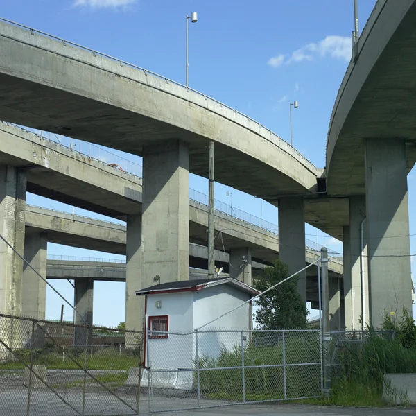 Wiadukty autostrady Beton — Zdjęcie stockowe