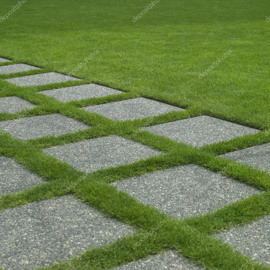 Baldosas para cesped cemento | cuidado césped y baldosas de piedra