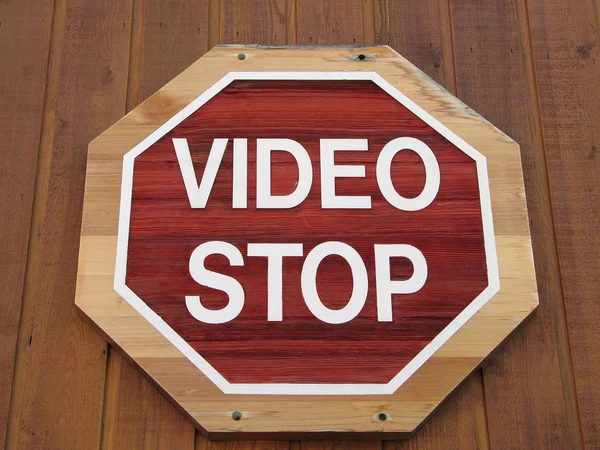 Video stop — Stock Photo, Image