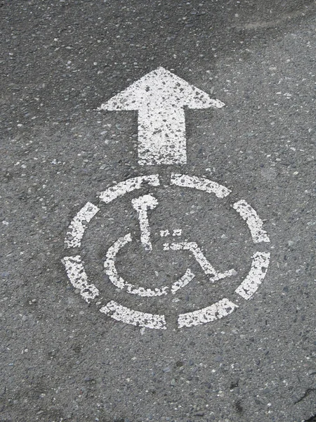 Αναπηρική καρέκλα πρόσβαση — Φωτογραφία Αρχείου