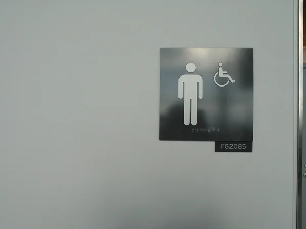 Mens Bathroom Sign — Stock Photo, Image