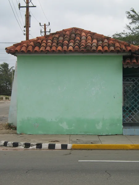 Parede verde — Fotografia de Stock