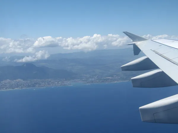 Vista de um avião — Fotografia de Stock