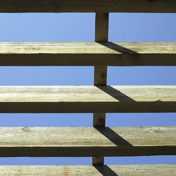 Large wooden beams — Stock Photo, Image