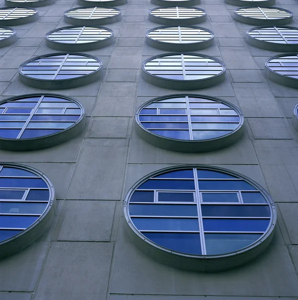 Modern circular windows — Stock Photo, Image