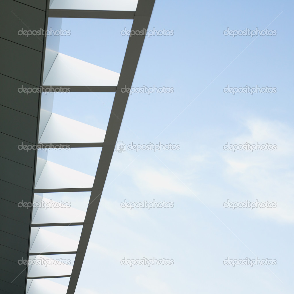 Modern architectural awning