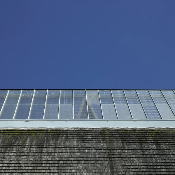 建筑用玻璃屋顶 — 图库照片