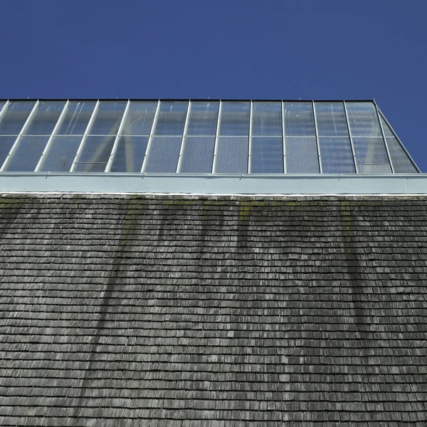 建筑用玻璃屋顶 — 图库照片