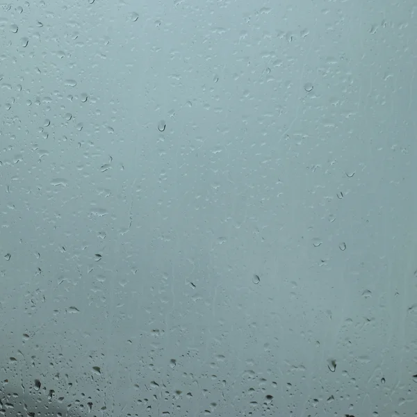 窓に雨が降り ストック画像