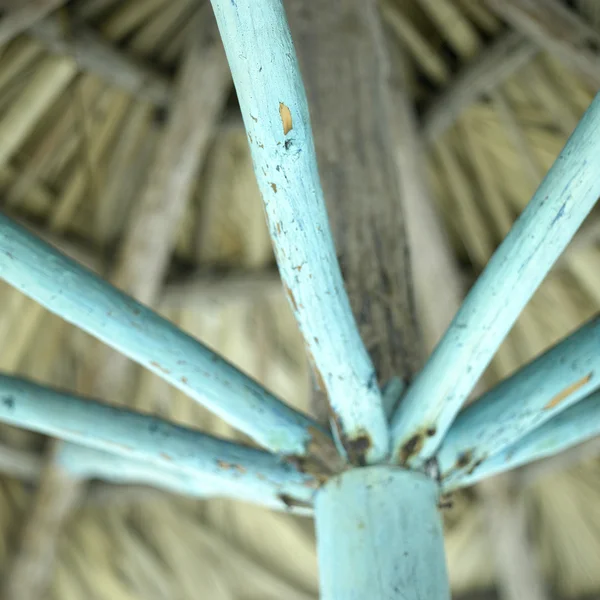 Onder een palapa — Stockfoto