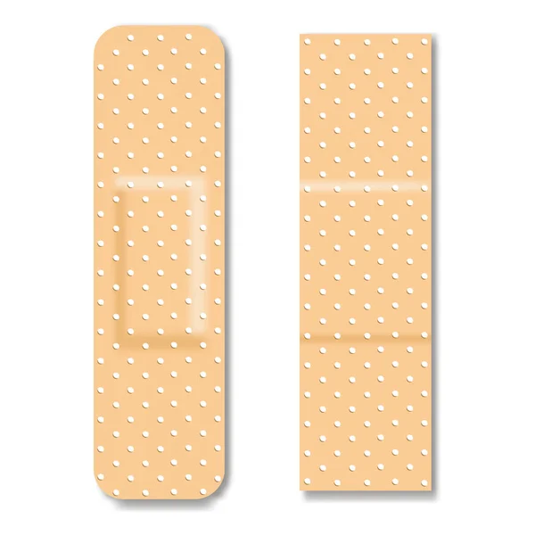 Medical adhesive bandages — Stock Vector