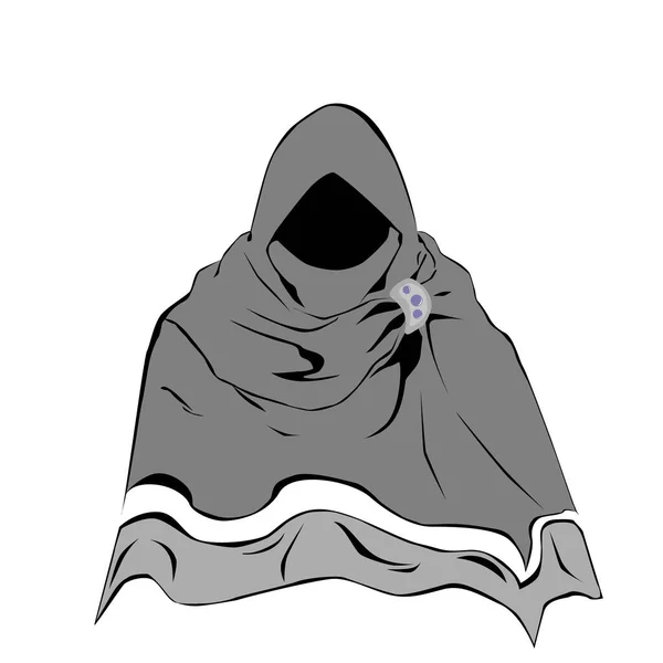 Hooded Figure vector — ストックベクタ